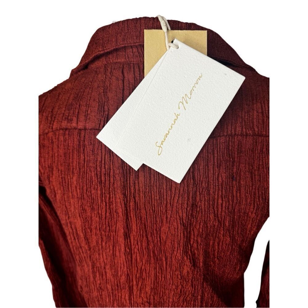 Nwt Revolve X Savannah Morrow The Label Elle Blouse Size Xs — image 4 of 8